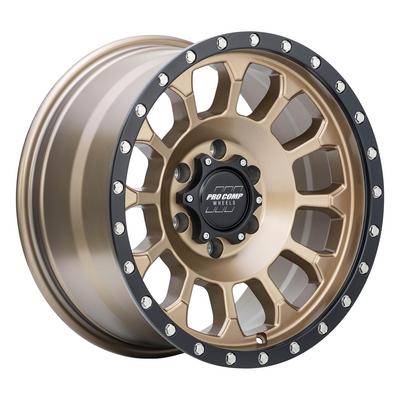 Pro Comp 34 Series Rockwell Wheel, 17x8.5 with 6 on 5.5 Bolt Pattern - Matte Bronze - 9634-78583
